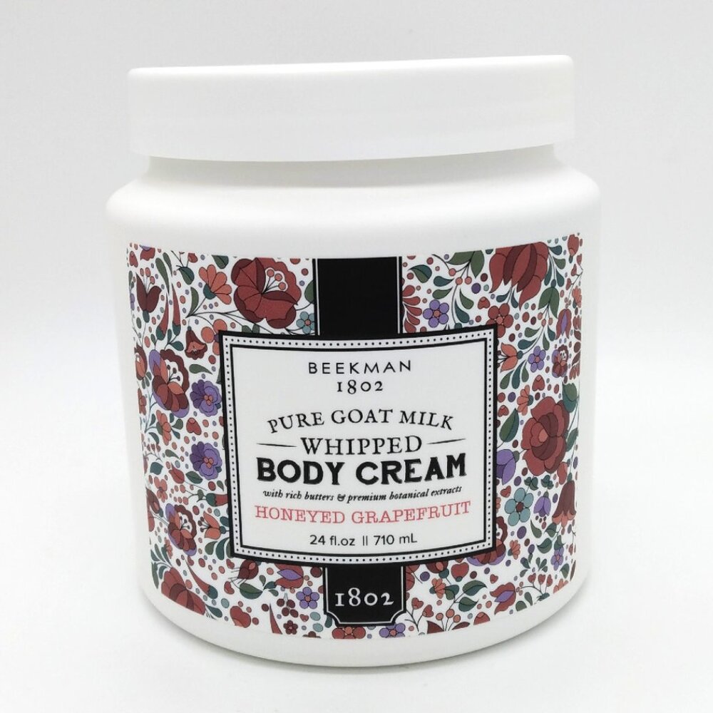 Beekman 1802 Supersize Jar Honeyed Grapefruit Goat Milk Body Cream 24oz Dry Skin